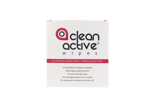 CLEAN ACTIVE Feuchttücher für Brillen